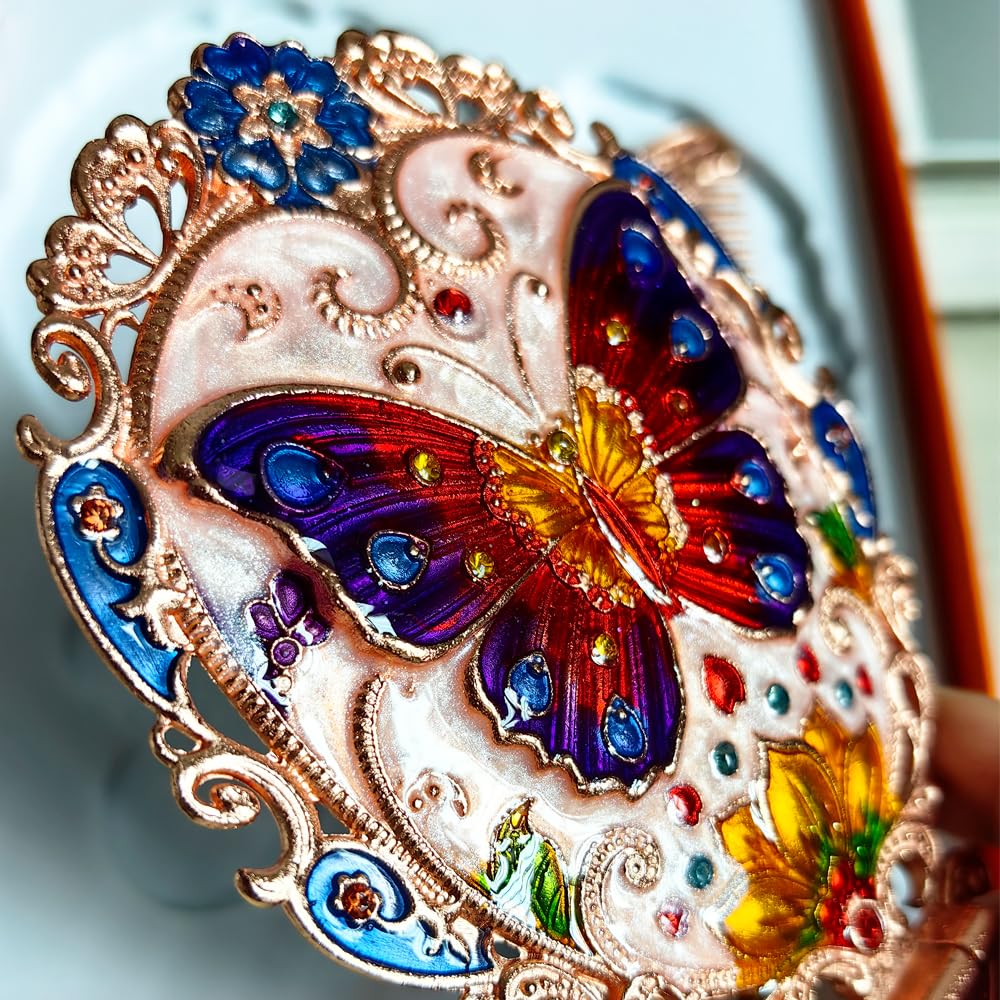 Amazon.com: BYVUTE Handheld Mirror Set, Vintage Makeup Mirror and